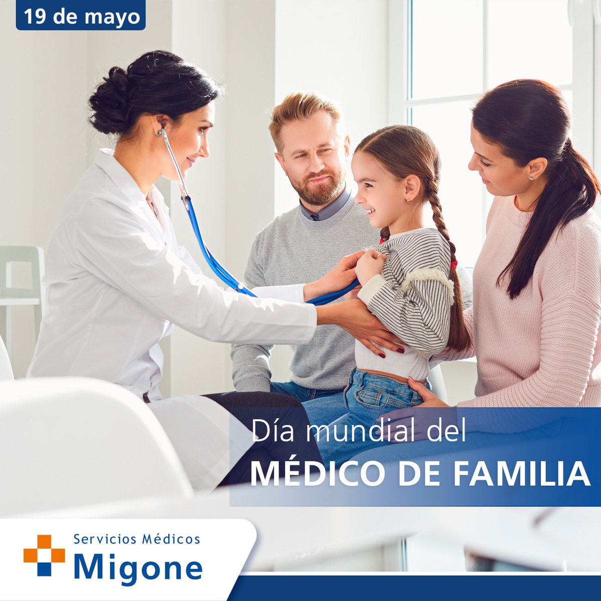 Saludamos a todos los #MédicosdeFamilia en su día, quienes acompañan a las personas durante el desarrollo de su vida y cuidan de la salud de su familia con entrega, vocación y trato humanizado

¡Feliz día! 👨🏻‍⚕️👩🏻‍⚕️❤️

#ServiciosMedicosMigone #DiaMundialdelMedicodeFamilia #FelizDia