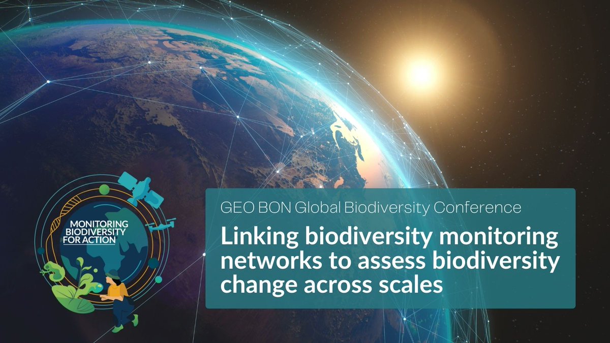 GEOBON_org's tweet photo. Connecting #biodiversity monitoring programs to national &amp; international objectives is key to achieving the #KMGBF. Learn about governance, protocols &amp; capacity development to support this effort. 

Submit abstract for this session now👉https://t.co/A6zW4cMbzK
#GEOBONconf2023 https://t.co/5VjFLpsjju