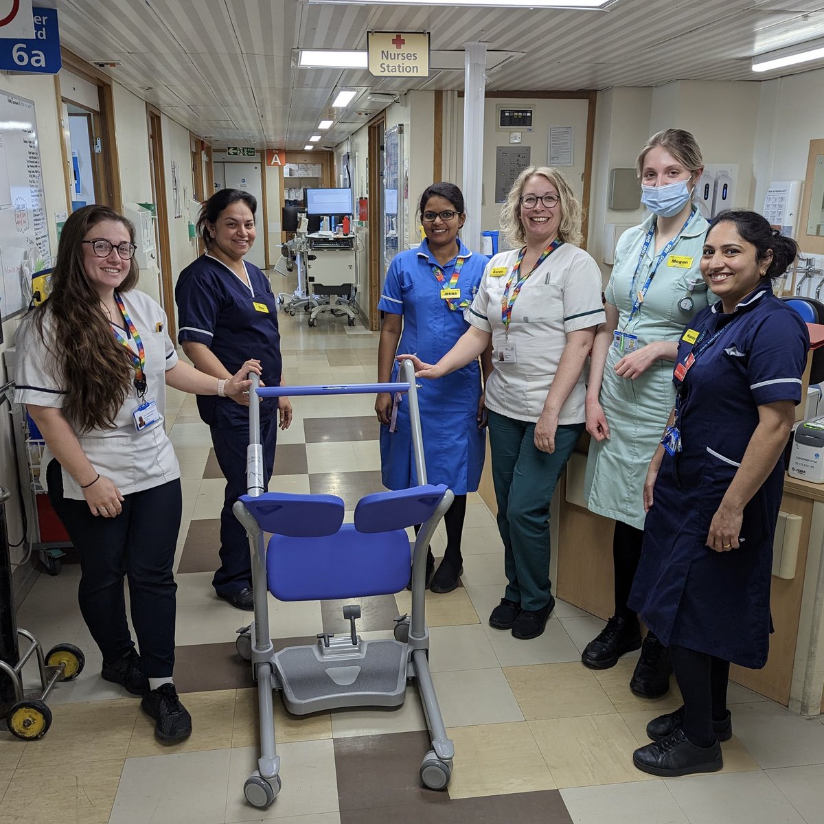 Thanks to a donation from a grateful patient, we’ve been able to fund a new ‘Sara Stedy’ - an enhanced transfer aid that helps patients to be safely and easily moved from a seated position to standing.

“I cannot thank you all enough for taking such wonderful care of me." 💖