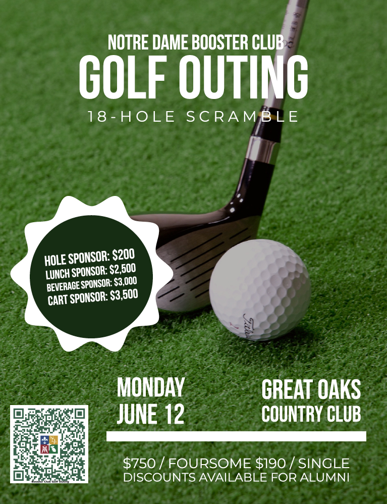Ndpma on twitter the notre dame booster club golf outing will take
