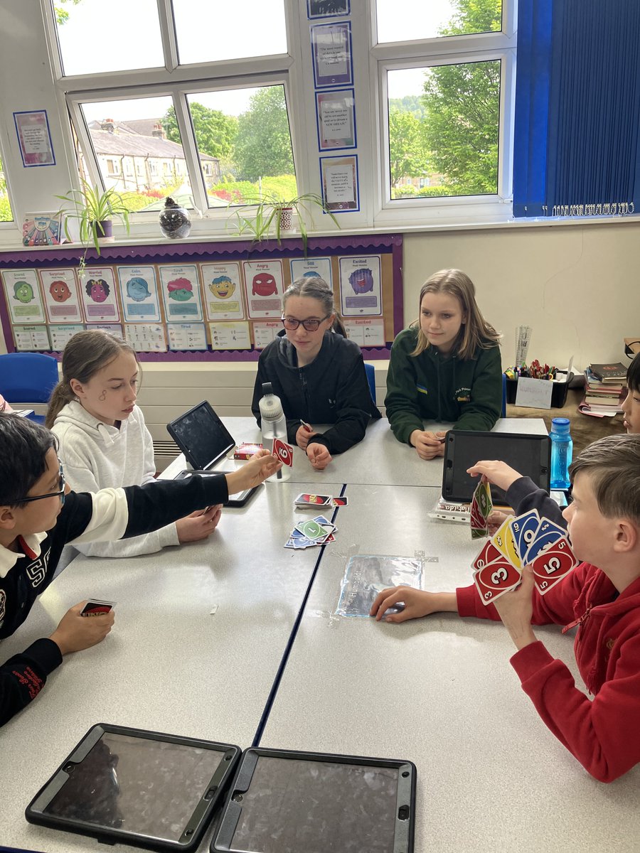 Having fun playing maths games on National Numeracy Day last Wednesday.