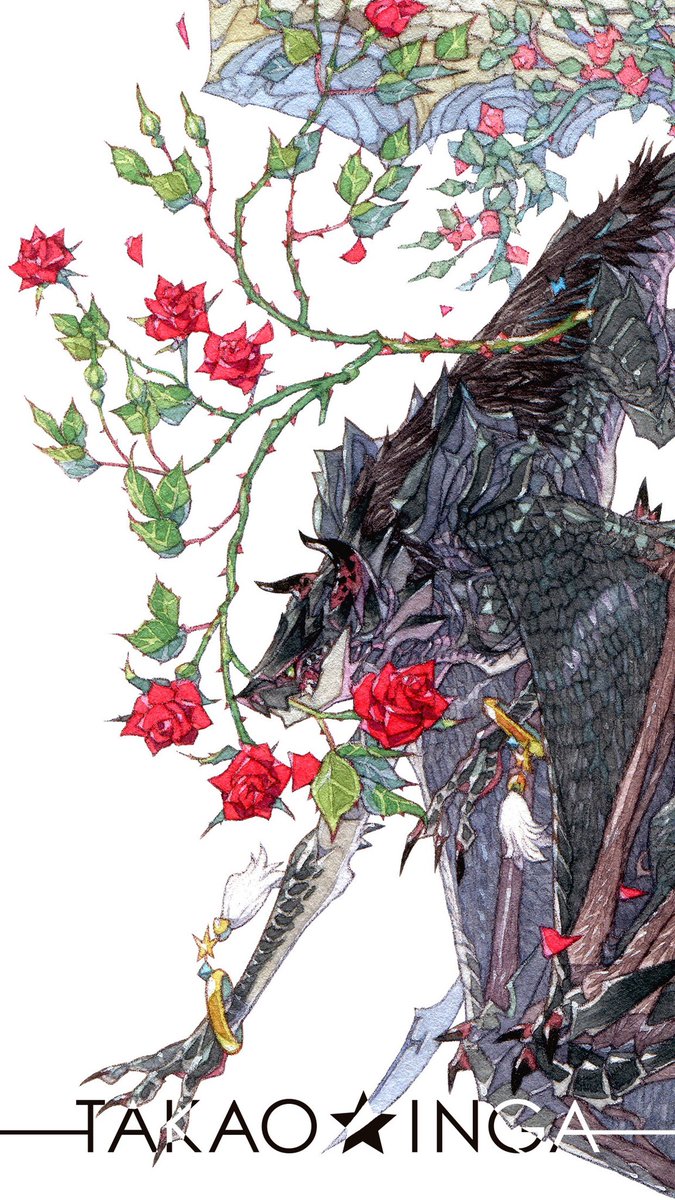 「『その星に薔薇を』」|渡辺孝夫のイラスト