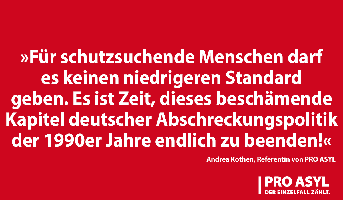 ProAsyl's tweet photo. 200 Verbände sagen: Es gibt nur eine Menschenwürde! Das #Asylbewerberleistungsgesetz muss 30 Jahre nach seiner Einführung endlich wieder abgeschafft werden - anstatt weitere Leistungskürzungen &amp; Verschärfungen zu planen. 

#AsylbLG #AslybLGAbschaffen

https://t.co/38pPUCTleU https://t.co/g7z0VAnzDm