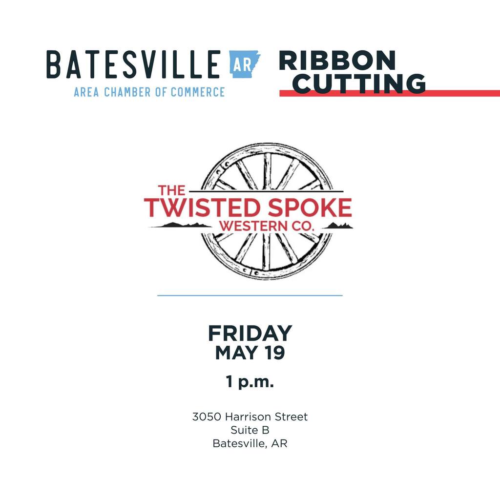 Let's cut some ribbon! Join us as we celebrate the ribbon cutting for Twisted Spoke Western Co.! ✂️🎀🎉 instagr.am/p/CsbPTvWJRb1/
