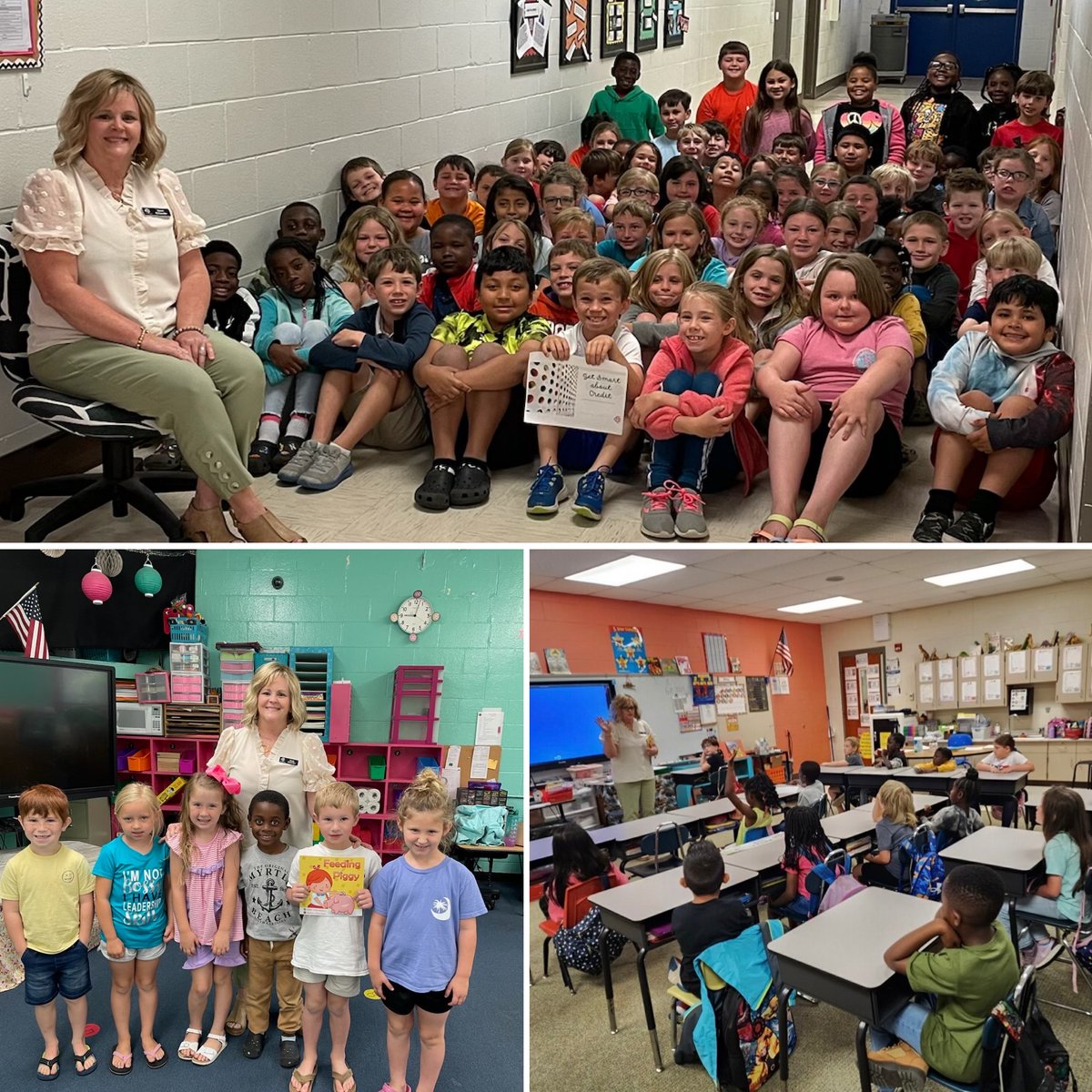 TCB Banker Susie Alexander taught at Walker Gamble Elementary for Teach Children to Save Day. She taught 2nd grade ( 4 classes), 4k and 1st grade about the importance of saving! 

#TCBCommunityCares
 #TeachChildrenToSave 
Member FDIC