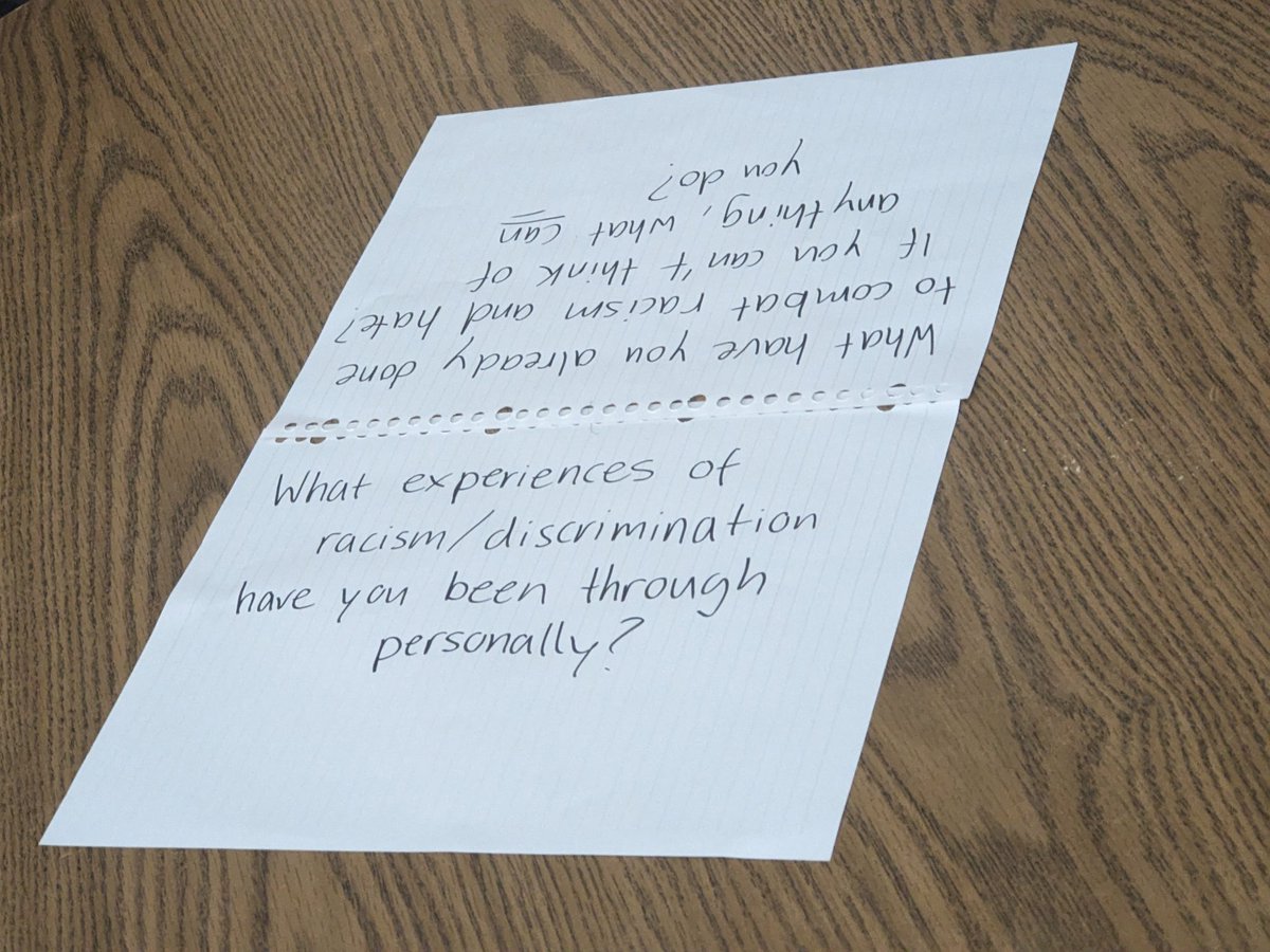 Our Caring and Safe Schools Students for Action team are leading classroom conversations today to continue the conversation on how and why we need to work intentionally to combat hate and racism. #EducatingAndElevatingAtTheEdge