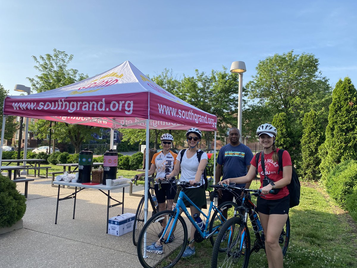 It’s Bike To Work Day! Grab your bike and head over to <a href="/RoosterSGrand/">Rooster South Grand</a> until 9am for complimentary coffee and granola. Thank you <a href="/Trailnet/">Trailnet</a> for organizing!