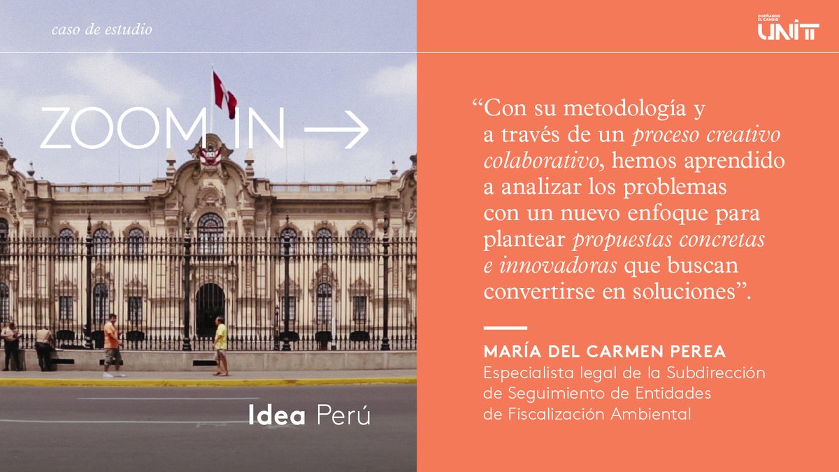 Diseñamos e implementamos la segunda versión de «Idea Perú», un concurso que capacitó a 9 equipos de diferentes servicios públicos en ese país. Conoce más sobre esta iniciativa en #ideasunit unit.la/ideas/pensando… 
#concursoIDEAPerú