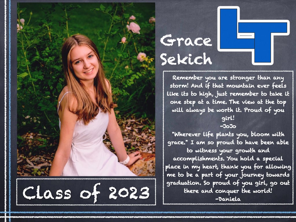 LHSTrojanWay's tweet photo. Senior Celebration Time! Please congratulate the following members the Class of 2023 Trojans! Feel free to say something to our so to be grads!
#StVrainStorm #Classof2023 #WeAreTrojans #LHSTrojanway https://t.co/omIRLYSeFk