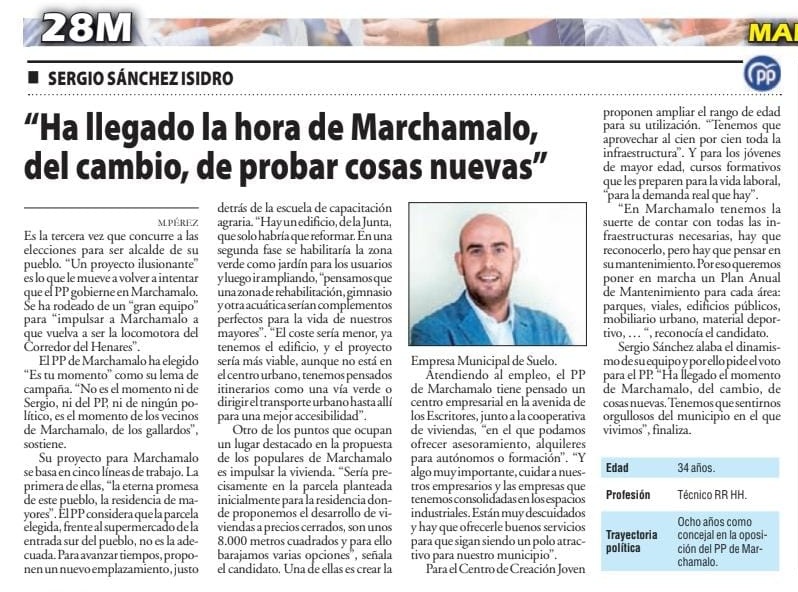 🗞 Hoy podemos leer la entrevista que me hicieron los compañeros de Nueva Alcarria.

#EsTuMomento