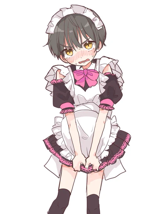 前描いた落書きメイドショタ