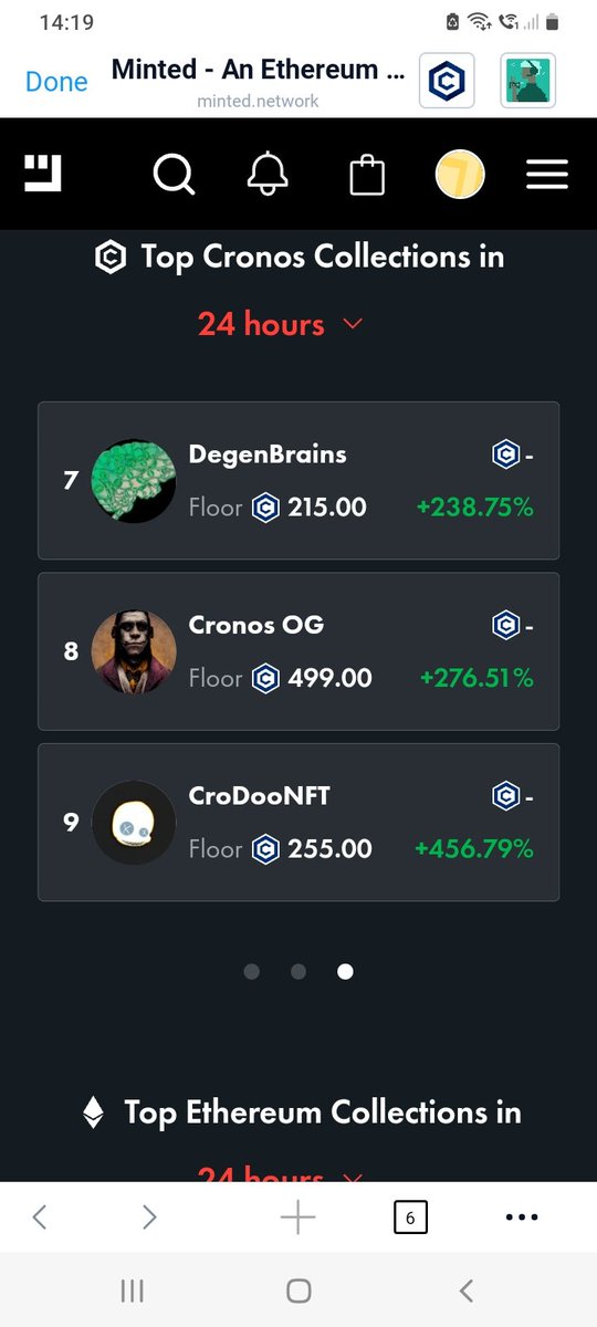 RaachRach's tweet photo. #CronosOg @DogelonSpoon one off my best collections NFT I ever collect , Never ever once want below mint prices the Og are diamonds hand #crofam LFG https://t.co/9pqTbJ9G01