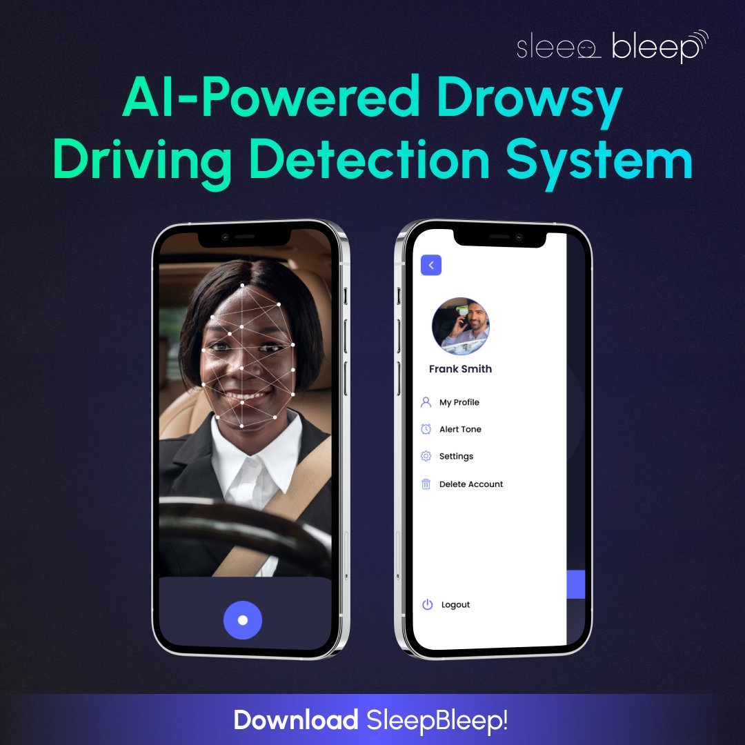 sleepbleepapp's tweet photo. @sleepbleepapp is an application intended to eradicate drowsy #driving🚘 and save lives. The easy-to-use interface with special provisions like GPS Tracking and emergency messaging #alerts🚨 makes it a must-have for everyone who drives a vehicle.

🌐https://t.co/3eKmbCfYmD https://t.co/CP01c8Jhtu
