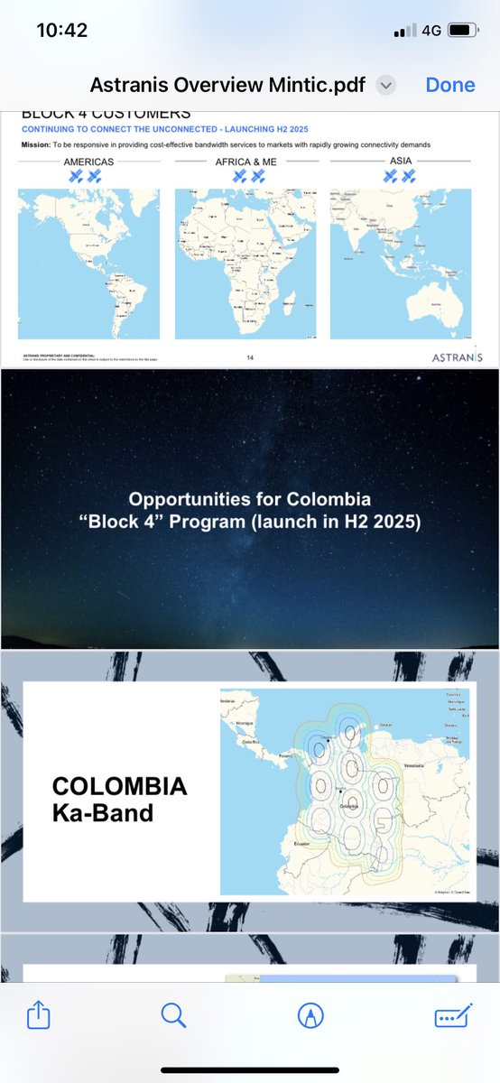 SergioValdesB's tweet photo. Orientados en llevar #Conectividad a las regiones más apartadas del país, buscamos soluciones alternativas que nos permitan darle una verdadera #TransformaciónDigital a #Colombia🇨🇴.
Muchas gracias a @Astranis por socializarnos las opciones de conexión satelital en 🇨🇴 #MicroGEO. https://t.co/wpKWTCNRwY
