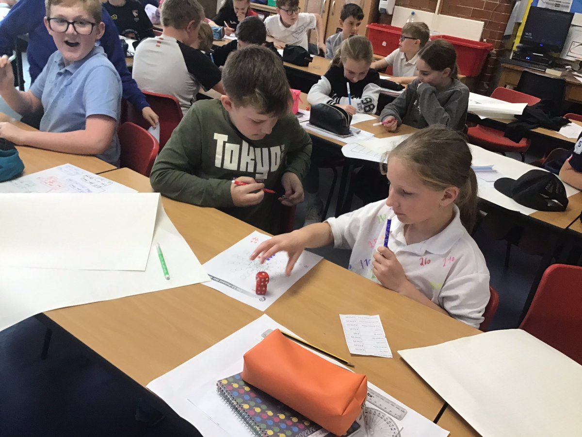 astley_primary6's tweet image. We are playing an NRich problem solving game - it’s part luck and part tactic! #MathsisACE #MathsACEDay #luckoftheroll #rollingwithmyhomies @Astley_Primary