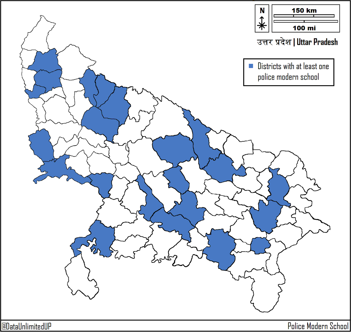DataUnlimitedUP's tweet photo. Police Modern School are running under the supervision of Uttar Pradesh Police Shiksha Samiti. Its HQ is in Gomtinagar, Lucknow.

There are total of 34 modern schools in Uttar Pradesh.

First: Moradabad (1984)
Latest: Meerut (2015) https://t.co/Gl7Ms72r4K