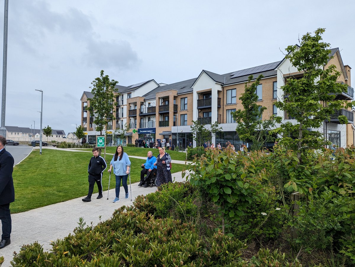 The Iveagh Trust (@theiveaghtrust) on Twitter photo We were delighted to welcome Minister <a href="/darraghobrientd/">Darragh O'Brien</a> and Mayor Howard Mahony to officially open our latest development of 28 new social homes at Millers Glen, Swords - with an actual sword 🗡️ once owned by our founder Edward Cecil Guinness, and dating from 1890!
/1 We were delighted to welcome Minister <a href="/darraghobrientd/">Darragh O'Brien</a> and Mayor Howard Mahony to officially open our latest development of 28 new social homes at Millers Glen, Swords - with an actual sword 🗡️ once owned by our founder Edward Cecil Guinness, and dating from 1890!
/1