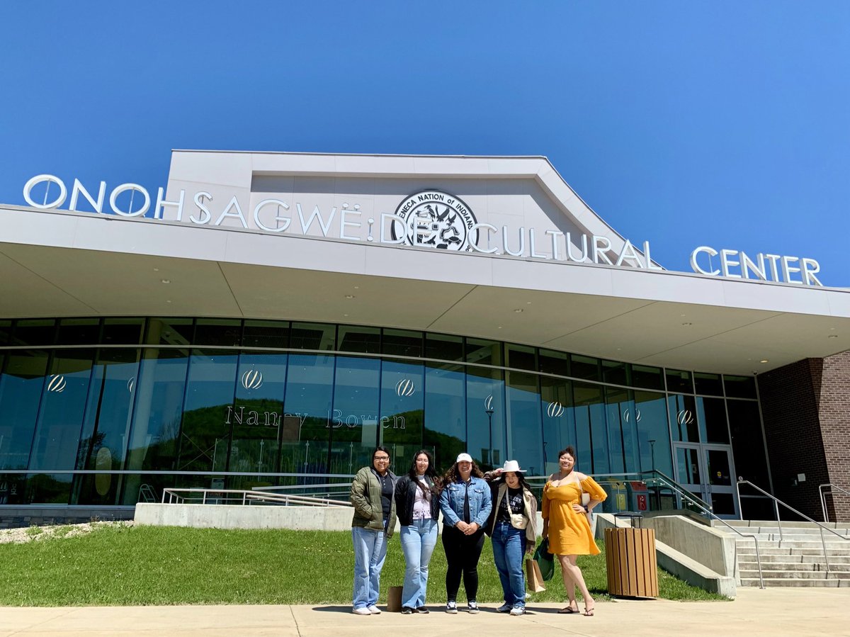 GenProgram's tweet photo. GEN just returned from Buffalo, NY where we got to attend the Indigenous Cancer Summit, visit Niagara, learn about Seneca culture, and connect with partners! Nyiweh for the tremendous welcome, @RoswellPark and Center for Indigenous Cancer Research. https://t.co/6S9zGTPcYH
