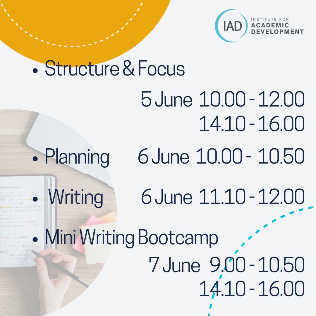 Calling all Econ #PGT students! Need a boost to gradually get started with your #dissertation?

Find what workshops are offered by our Institute of Academic Development and utilise them for your piece!
edin.ac/3WyAK65