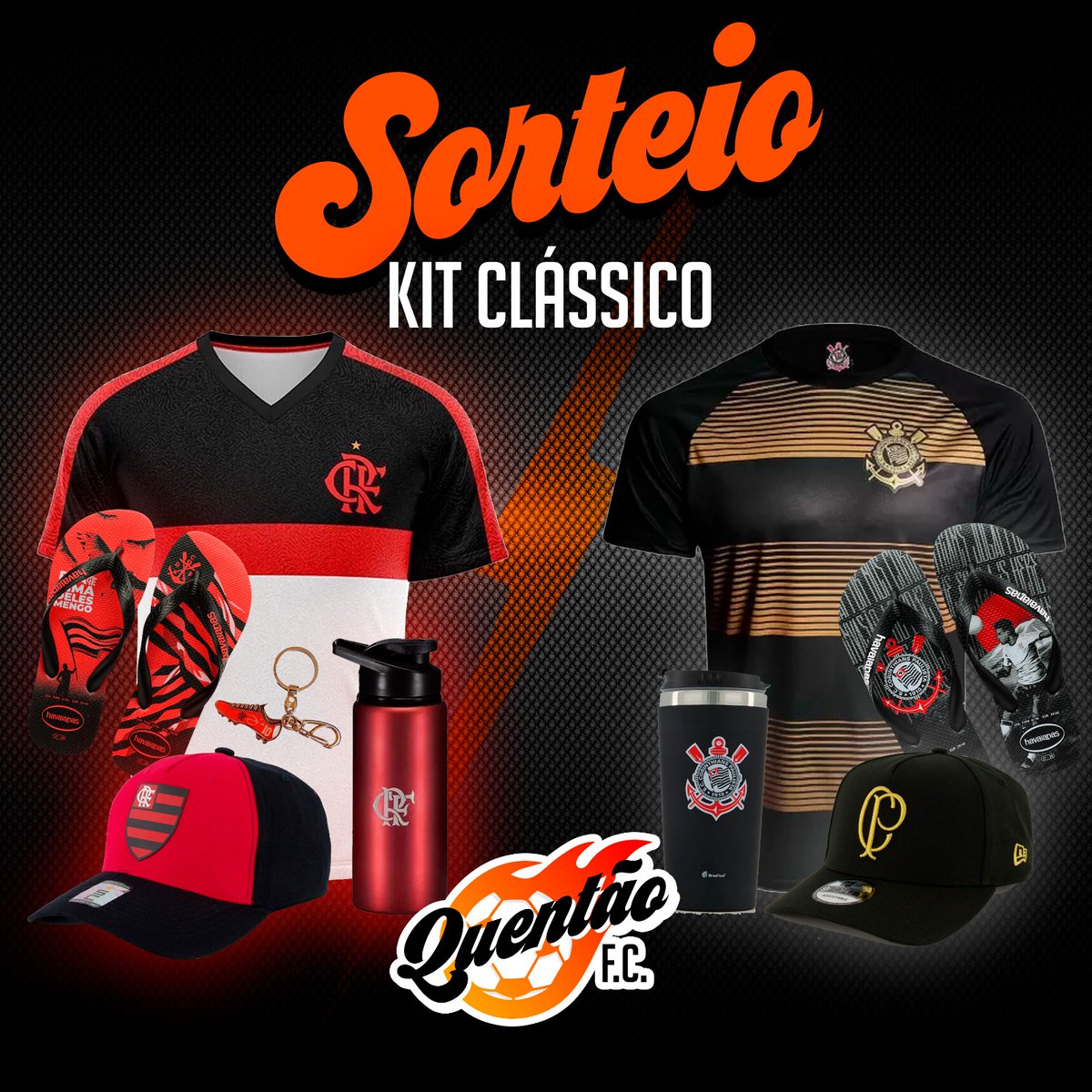 quentaofc's tweet image. 🔥SORTEIO QUENTÃO FC🔥

Acompanhar o #ClássicoDoPovo com a gente é só vantagem: além da nossa habitual resenha, você ainda pode ganhar um kit incrível do Mengão ou do Coringão!

📢Atenção as regras:
- Dar RT nesse tweet;
- Seguir os perfis do @quentaofc e @brazikafc

O sorteio…