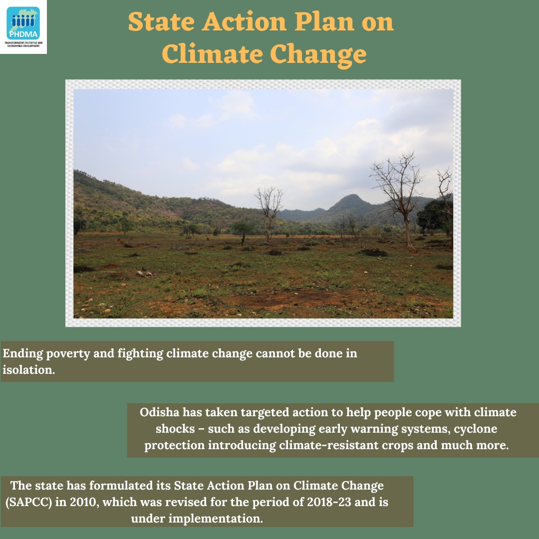 #ClimateChange:
Odisha's State Action Plan on Climate Change (SAPCC) aims at mitigating climate shocks with sustained efforts.
#SateActionPlanonClimateChange
#climateaction
#climateshock
#globalwarming
#climateconcern
#sealevelrising
#greenhousegasemissions
#actionplan