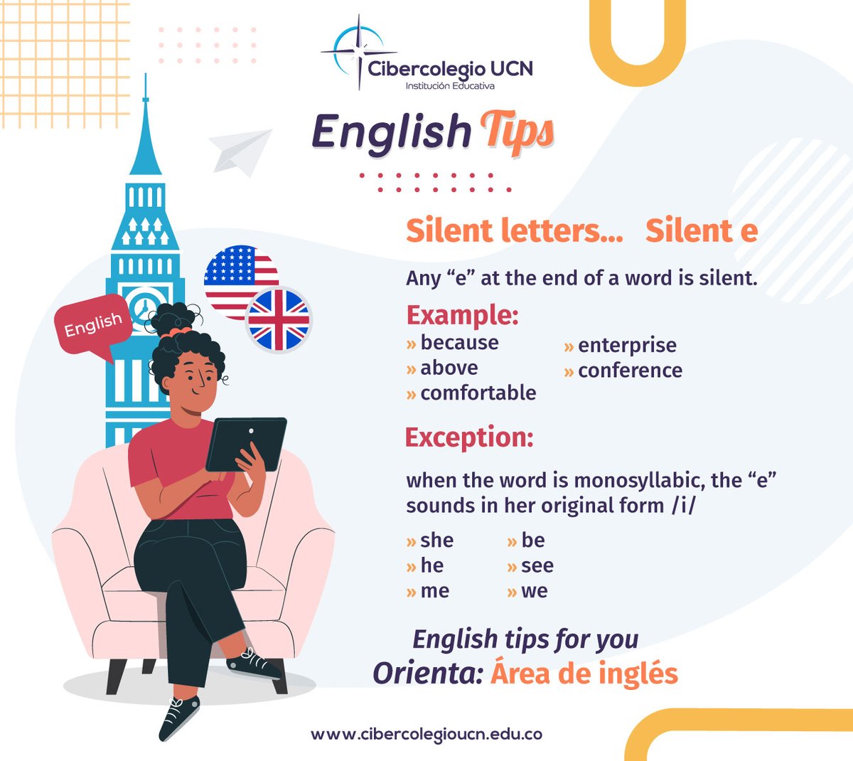 #EnglishTips
¡Domina el inglés y expande tus horizontes! 🌟💬 Descubre valiosos tips para mejorar tu fluidez y confianza en el idioma de la comunicación global.