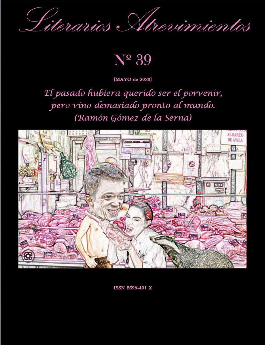 Ya podéis disfrutar del último número de la ya legendaria revista #LiterariosAtrevimientos, auspiciada por el Departamento de Lengua del #IESSapereAude sapereaude de #VillanuevadelPardillo. Véase el susodicho en 
literariosatrevimientos.blogspot.com