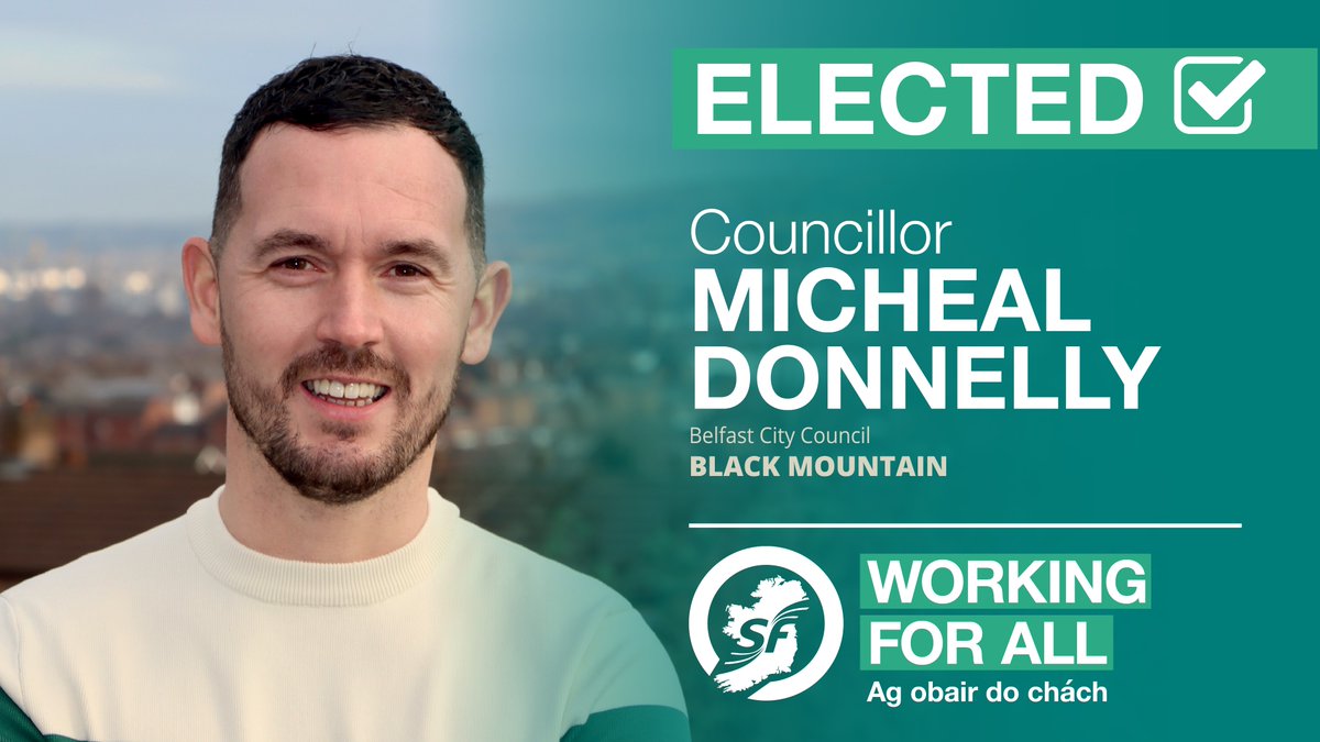 Sinn Féin on Twitter " ELECTED Micheal Donnelly has been elected