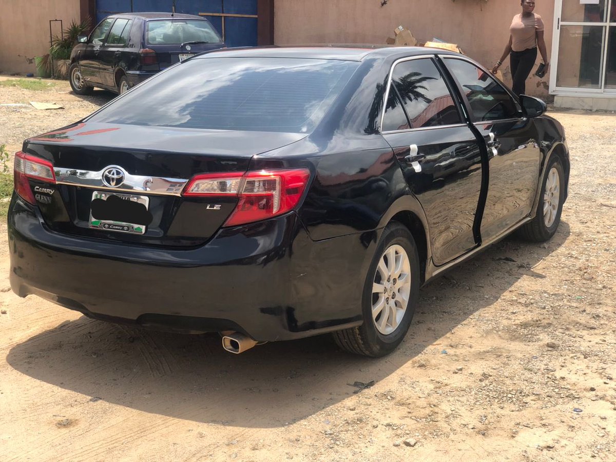 QUICK SALE⚡️
PLS REWEET🙏🏿🙏🏿

🚘: 2013 Registered Toyota Camry Le

💰: 5.6m (slightly neg.), original custom duty✅

🌍: Abuja

☎️: 08125832003 (calls)
@shvkurr_ @lumiquan_ @Auto_poacher 
#abdebate #earthquake #AbujaTwitterCommunity #Abuja
