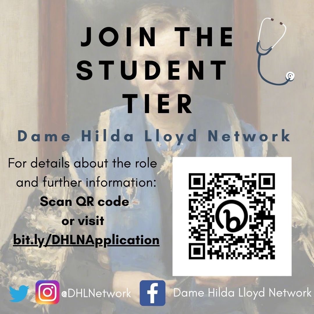 Dame Hilda Lloyd Network (@dhlnetwork) on Twitter photo Open to all students in the West Midlands interested in joining an active network focused on Women's Health! Apply to join the student tier <a href="/DHLNetwork/">Dame Hilda Lloyd Network</a>
More information can be found bit.ly/DHLNApplication and our website dhlnetwork.com
D/L 16 June 23:59 Open to all students in the West Midlands interested in joining an active network focused on Women's Health! Apply to join the student tier <a href="/DHLNetwork/">Dame Hilda Lloyd Network</a>
More information can be found bit.ly/DHLNApplication and our website dhlnetwork.com
D/L 16 June 23:59