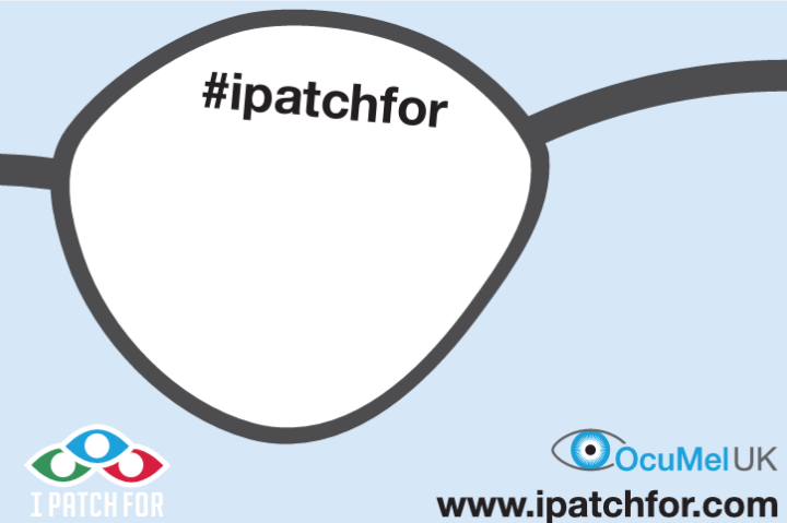 OcuMelUK's tweet photo. Show support for #EyePatchDay by taking a picture of you wearing one of our cut-out eye patches. Make sure to tag us in your posts. The aim of the campaign is to get more people testing their eyes and aware of ocular melanoma cancer. Text EYEPATCH to 70085 to donate £3.☺ https://t.co/JPLizrTC3K