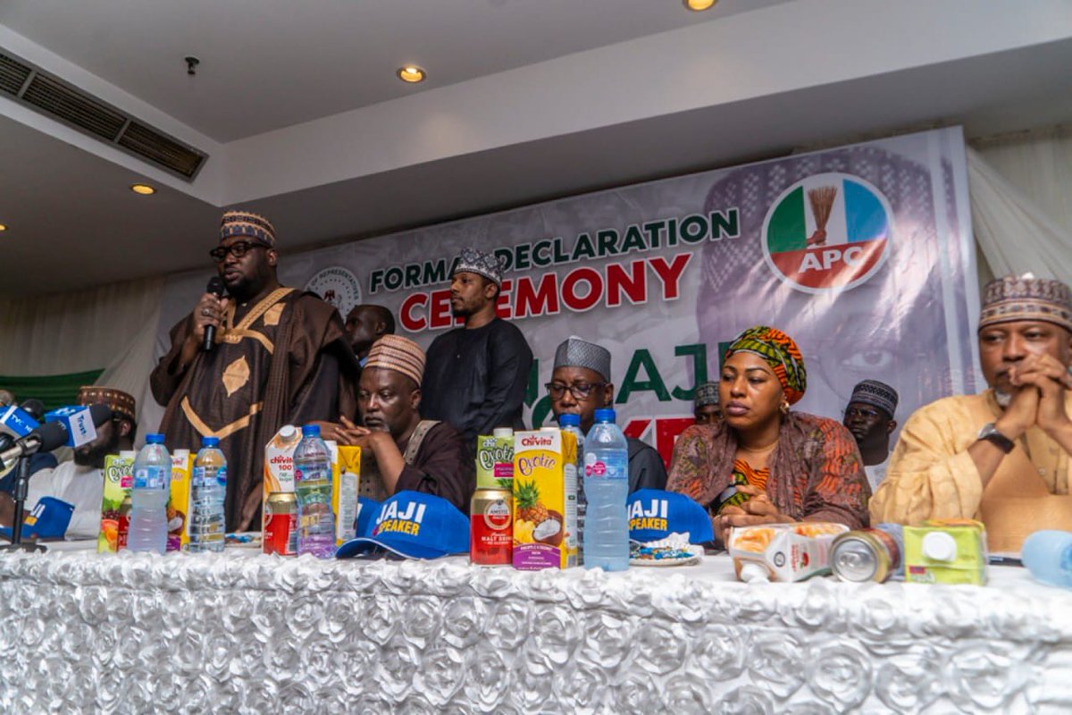 YusufAdamuGagdi's tweet photo. I attended the official declaration of Hon. Aminu Jaji's Speakership Campaign and unveiling of the six-point agenda towards propelling the National Assembly to Legislative Excellence. #OneNationForwardTogether https://t.co/IF0r7IGVRb
