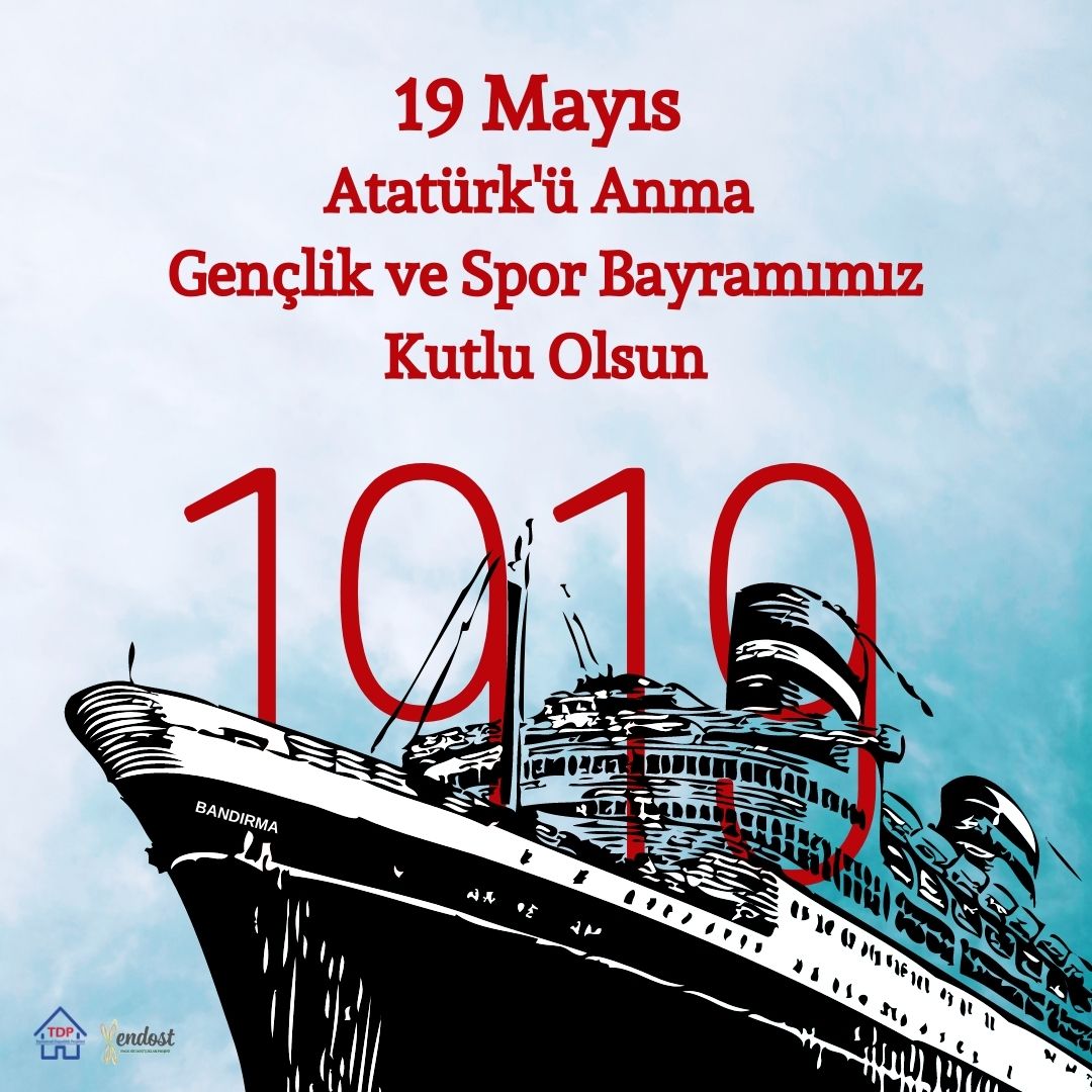 TDP_ENDOST's tweet photo. 19 Mayıs Atatürk'ü Anma, Gençlik ve Spor Bayramımız Kutlu Olsun ❤🇹🇷 https://t.co/qDf8L69ZeP