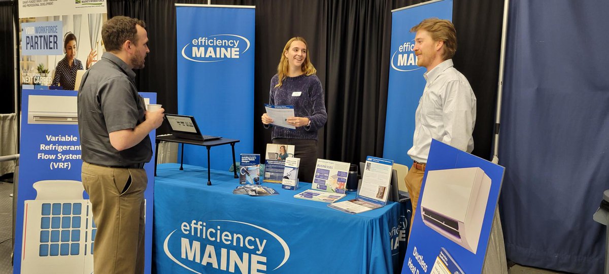 Efficiency Maine joins over 50 presenters and 30 exhibitors today at the 2023 Summit on Maine’s Economy &amp; Climate Change in Augusta.