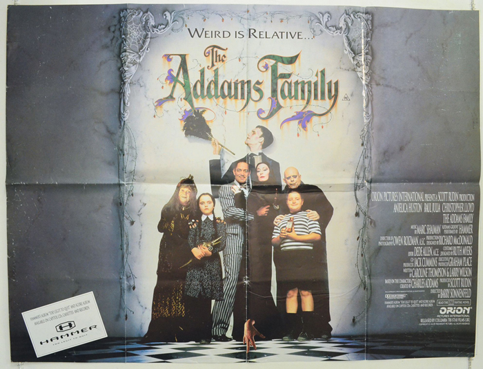 UKRetroReels's tweet photo. Released in UK cinemas in December 1991, this is a custom pre-reel for an Odeon Cinema presentation of 'THE ADDAMS FAMILY'.

https://t.co/9tk51njfc3 https://t.co/HQjZpIDOW1
