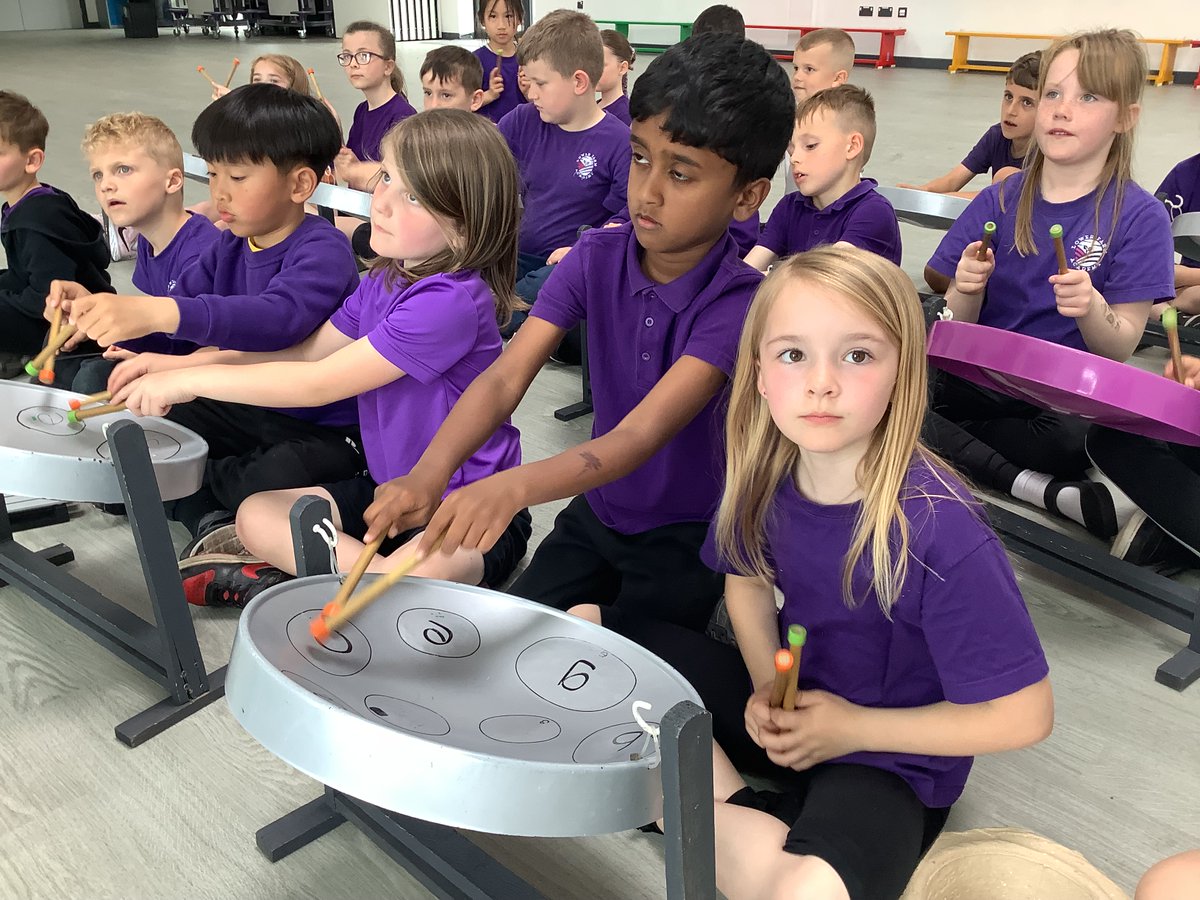 Elder class loved their steel pan music lesson, a well needed break from their SATS this week 🎼