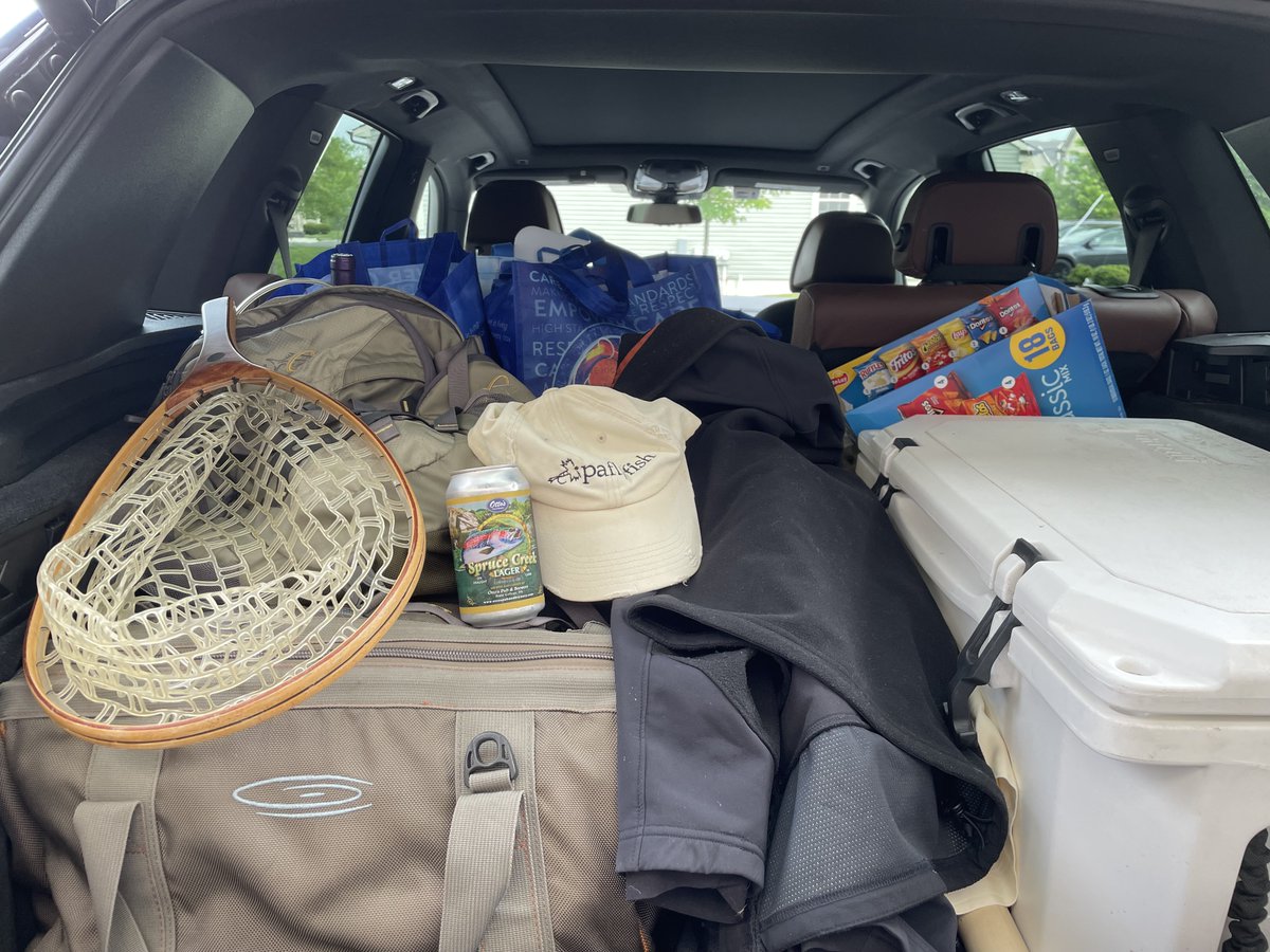 Paflyfish's tweet image. Ready to roll. Heading out for six days of wild brown trout streams in Pennsylvania. #flyfish #paflyfish