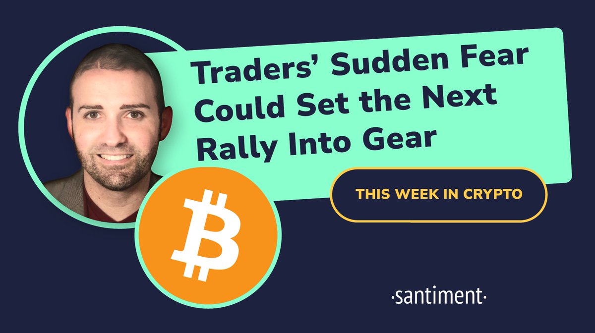 📺 We're LIVE on our #ThisWeekInCrypto stream. Join us as we take questions about your favorite assets, and how on-chain metrics are looking. We're also talking plenty of trader #FUD, and the positive turnaround that may be around the corner because of it. youtube.com/watch?v=CM1Sir…