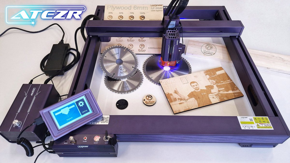 youtu.be/vvKDfIT5PwM
Auto focusing 24W Engraving laser Atezr L2
#ErCanEverything #Atezr #22W #Engraving #Laser #New #YouTube #Video