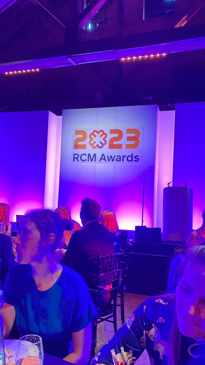 RCM Awards in London today. What a joyful and celebratory event! @MidwivesRCM #rcmawards