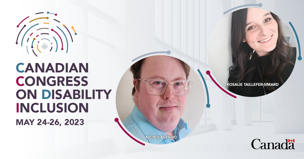 Meet the two MCs of the 2023 Canadian Congress on Disability Inclusion!

It’s not too late to participate! Register now at: ow.ly/sc7R50OruNN