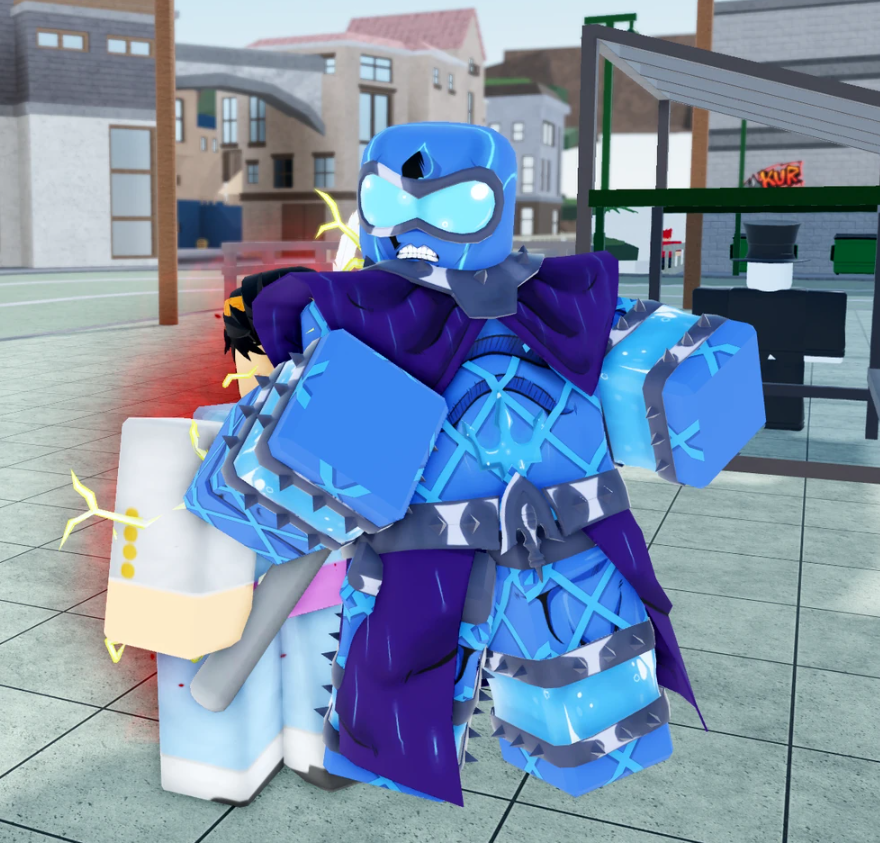 ImTheLukama's tweet photo. So, I got informed a while back that @AUniversalTime has an in-game skin called Steel Crimson, which is a 1 to 1 copy of a stand I designed alongside @RevenantRei for his fanpart series called Steel Shadows, the video of which came over a year ago.

#ROBLOX https://t.co/NOpVPECoJ6