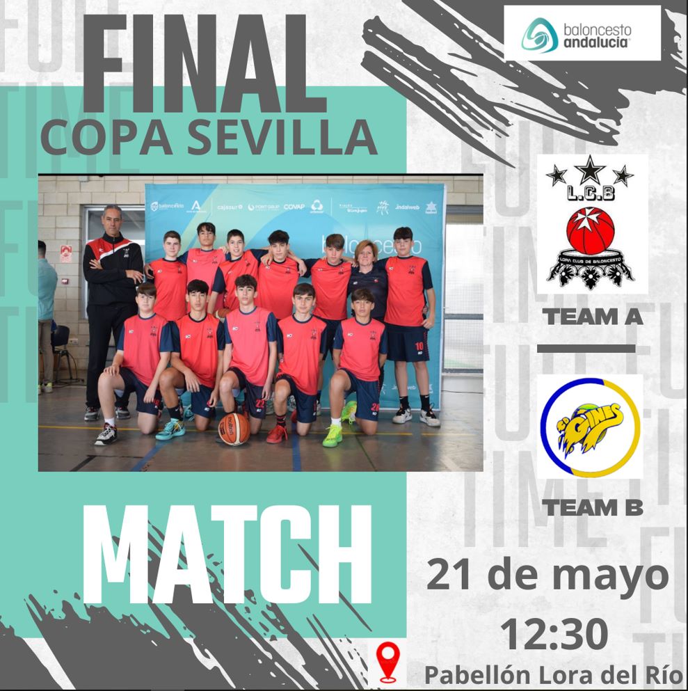 Y para cerrar la temporada del Club que mejor que disputar la final de la Copa Sevilla en Lora con nuestro infantil. Te esperamos. <a href="/SevillaFaB/">FAB Sevilla</a> <a href="/TodoPinturaTP/">Todo Pintura 🎨</a>
