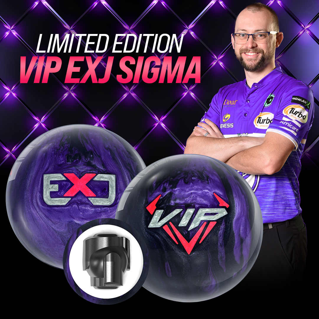 MotivBowling's tweet photo. Introducing the newest limited-edition release from MOTIV, the VIP ExJ Sigma! Collaborating with Triple Crown winner @EJT300 , this special ball features a pearl cover wrapped around EJ’s favorite core, the Sigma core.
Releasing worldwide 6/14/2023
https://t.co/7pL4qgCvvJ https://t.co/7CON10iM0E