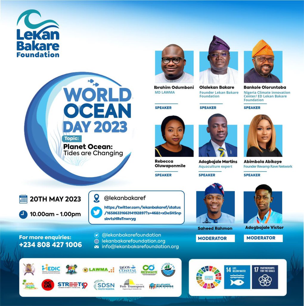 A day to go. Join us as we discuss this years #worldoceansday theme, Planet Ocean, Tides are Changing. #seeyouthere 

twitter.com/i/spaces/1lDxL…