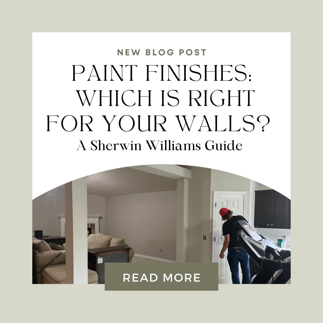 🎉Exciting News🎉 Out brand new blog is out today, and it’s all about paint finishes and sheens!👏🏼✨ Specifically, we’ve put together a guide paint finishes and sheens offered by Sherwin- Williams! 
#paintfinishes #sheenguide #sherwinwilliams #paintingtips #homedecor #diyproject