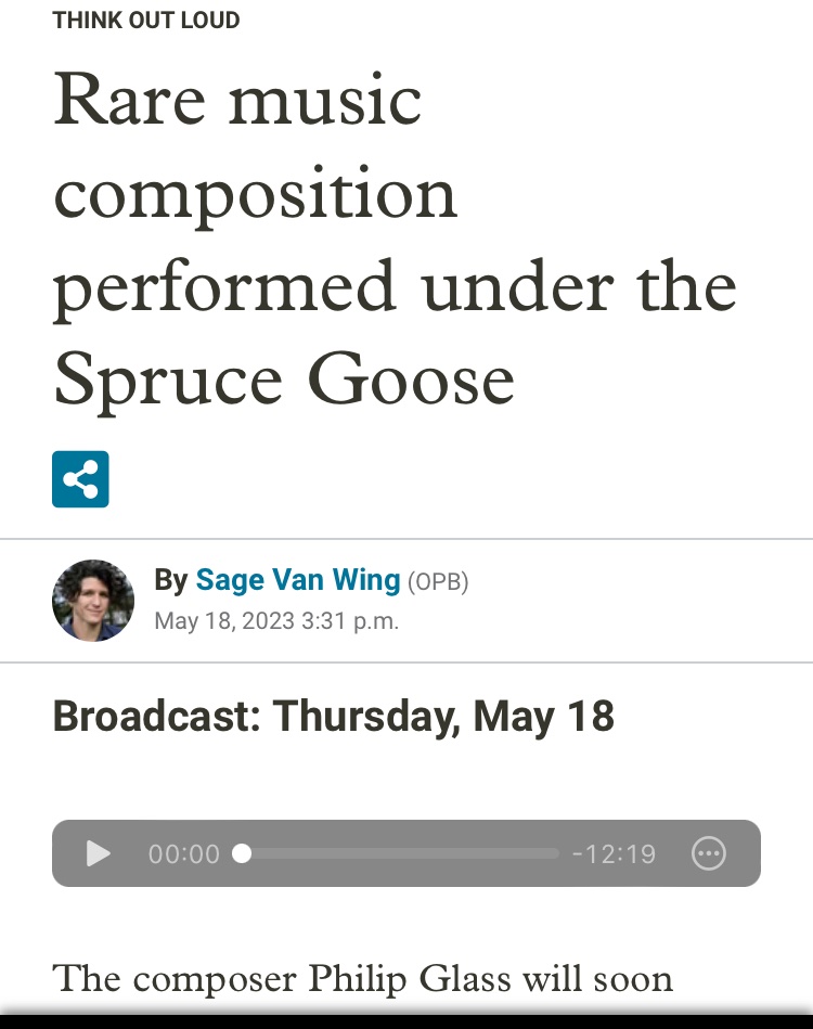 On @ThirdAngle’s upcoming performance of Philip Glass and @DavidHenryHwang ‘s 𝟭𝟬𝟬𝟬 𝗔𝗶𝗿𝗽𝗹𝗮𝗻𝗲𝘀 𝗼𝗻 𝘁𝗵𝗲 𝗥𝗼𝗼𝗳 opb.org/article/2023/0…