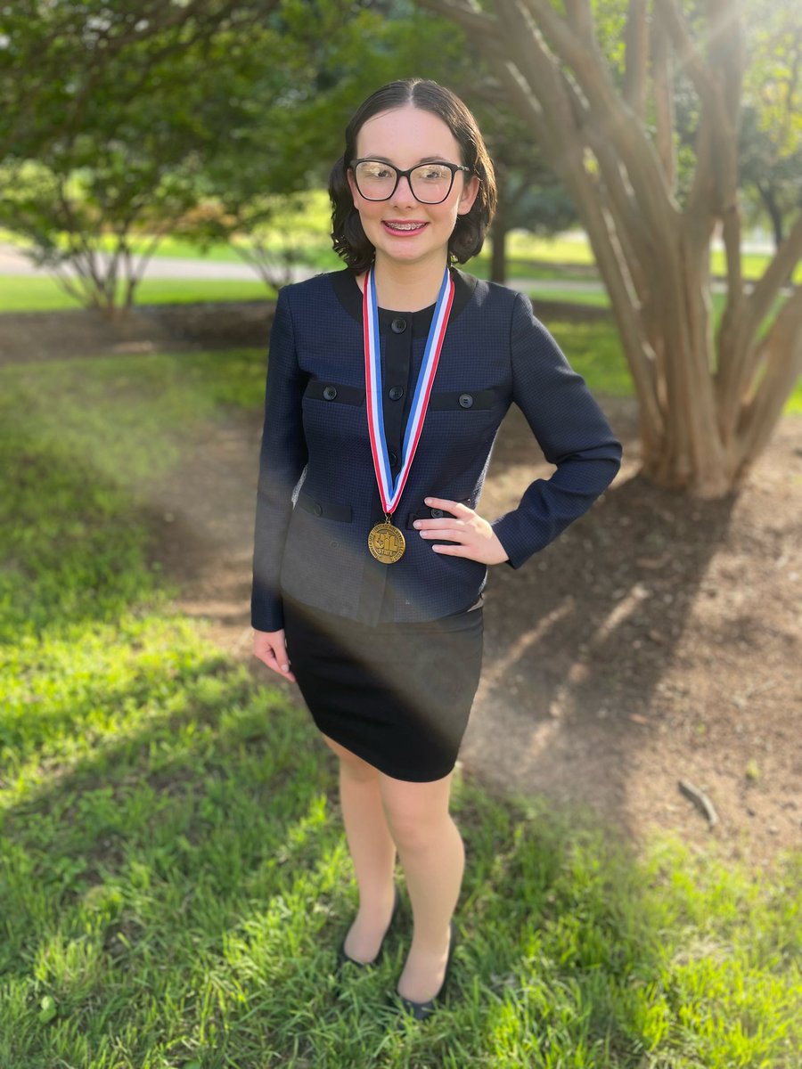 Anabelle Janak is the 4A UIL STATE 5th PLACE MEDALIST IN LINCOLN-DOUGLAS  #tmspeechdebate #TMFamily