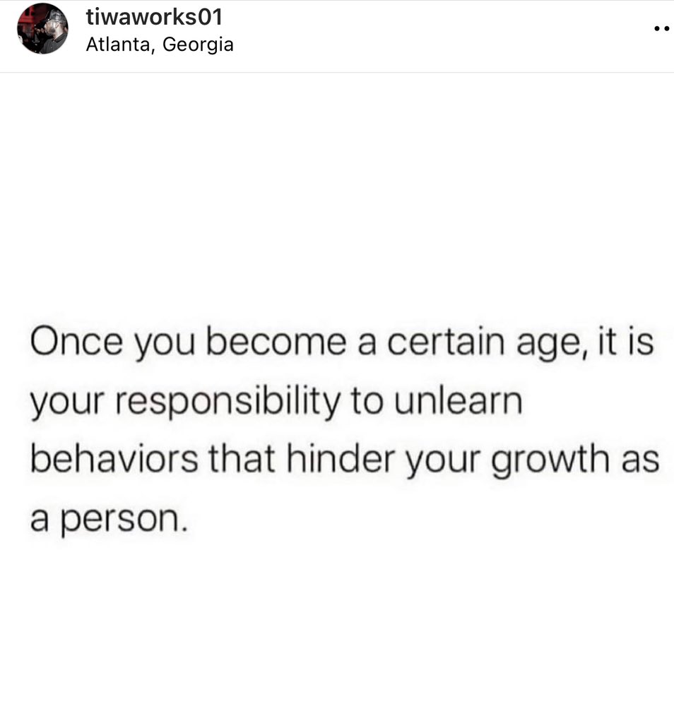 tiwaworks1's tweet photo. •Passion to profits•💱
To overcome those behaviors built from years past, one must make the conscious decision to become better by CHOOSING to Unlearn those behaviors. The decision always lies with you to make the change you want to see. #passiontoprofits #tiwaworks https://t.co/bs0G0DyarH