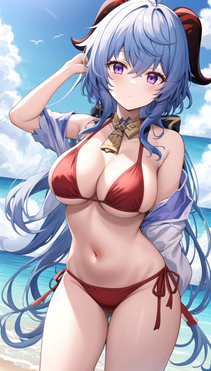 I'm ready for the summer, what about you? 🏖️☀️😈

#Ganyu #GanyuMains #GenshinImpact #Hoyoverse #cryo #goat #cryoqueen #原神 #ディシア #aiart #原神 #甘雨 #ganyu #animegirl #ganyumains #stablediffusion